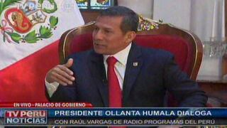 Humala: "Vamos a traer a Belaunde Lossio en el plazo más corto posible"