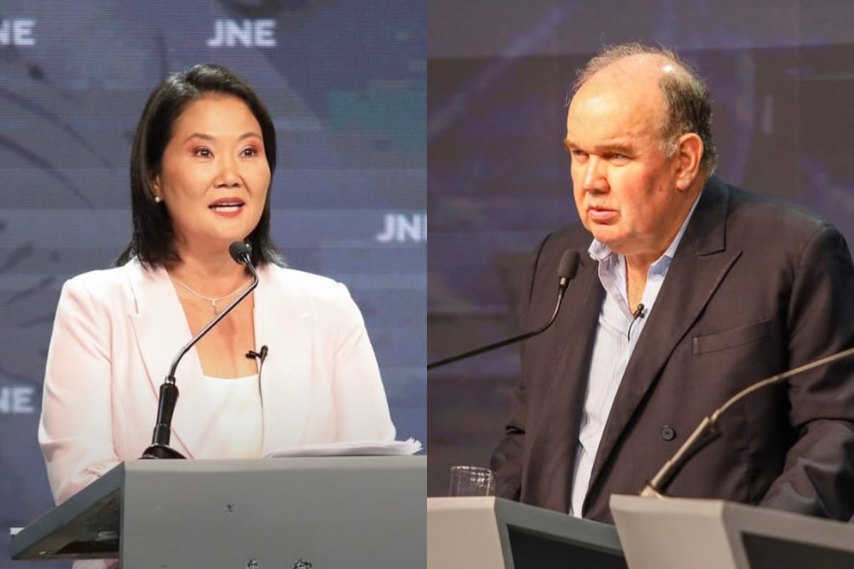 Keiko Fujimori y Rafael López Aliaga. Foto: Difusión