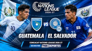 FOX Deportes televisó el partido Guatemala 6-0 El Salvador por Concacaf Nations League 2026