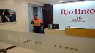 Rio Tinto reportó una pérdida anual de US$ 3,000 millones