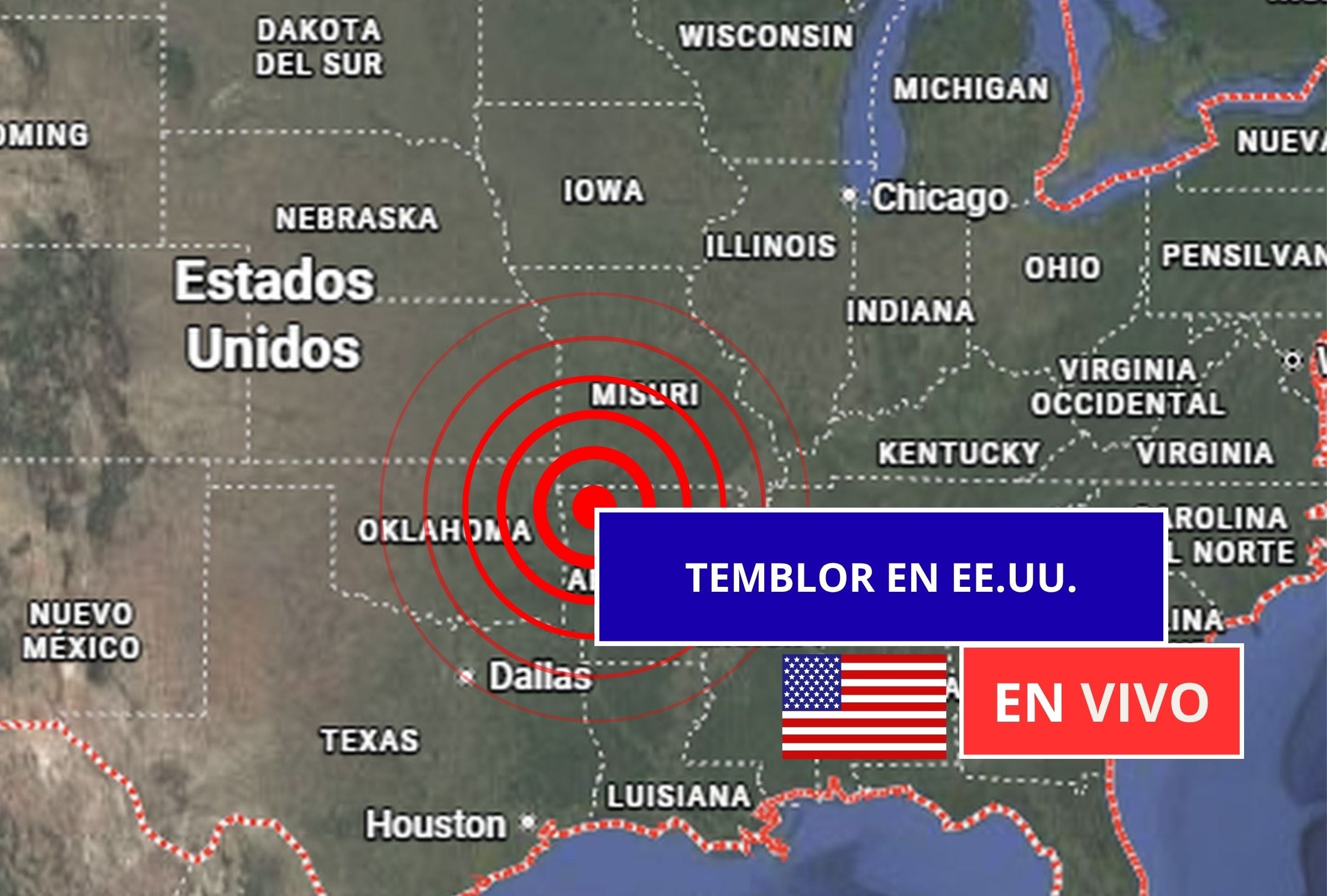 Temblor en EE.UU. EN VIVO hoy, 21 de agosto 2026: hora exacta, magnitud y dónde fue el epicentro del último sismo