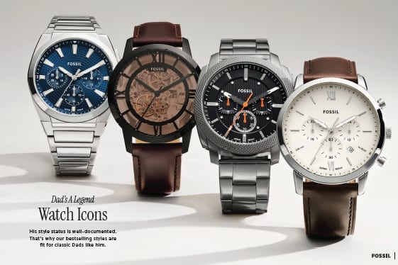 Relojes Fossil. (Foto: Cortesía)
