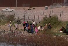 Migrantes quedan varados en el río Bravo de México y EEUU con temperaturas de 2 grados