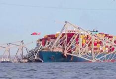 Comienza remoción de escombros del puente colapsado en Baltimore