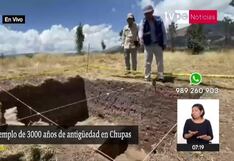 Hallan tempo de tres mil años de antigüedad en Ayacucho