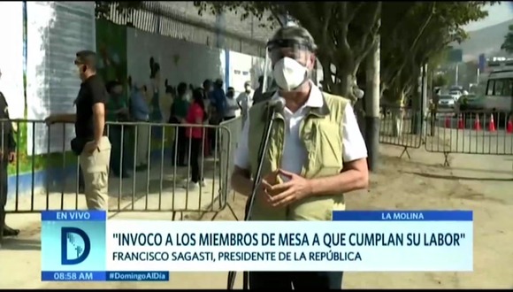 Declaraciones de Francisco Sagasti