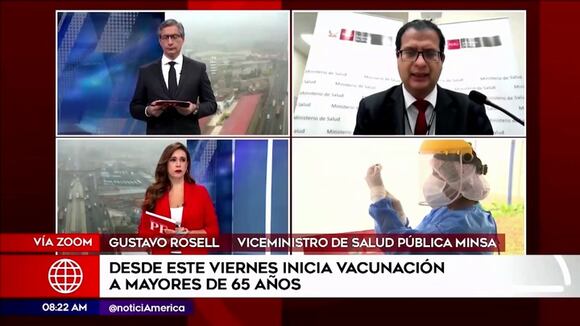 Minsa: Gustavo Rossel sobre vacunación