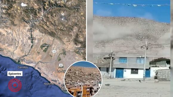 Sismo en Camaná asustó a pobladores