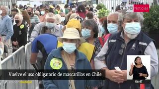 Chile retorna al uso obligatorio de mascarillas por brote de virus sincitial