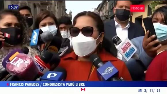 Declaraciones de Francis Paredes