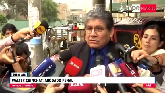 Declaraciones de Walter Chinchay