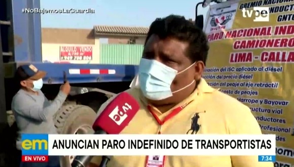 SMP: así se desarrolla el paro de transportistas de carga por alza del precio de combustible | VIDEO