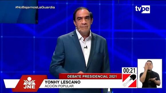 Primera participación de Yonhy Lescano