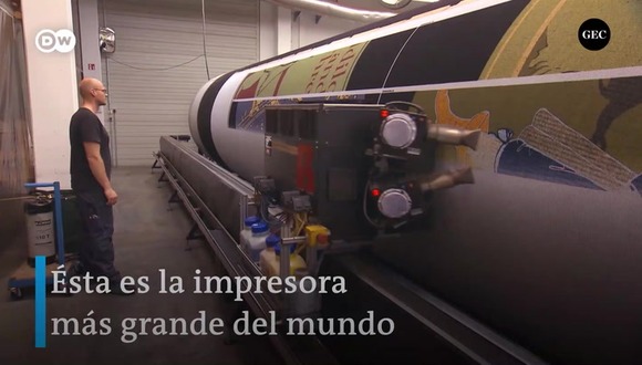 Conoce a la impresora más grande del mundo