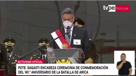 Sagasti Declaraciones en ceremonia de conmemoración