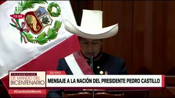 Pedro Castillo sobre salud y pensiones