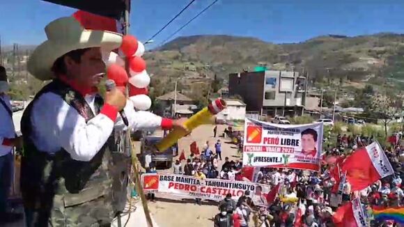 Pedro Castillo en Ayacucho