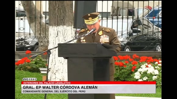 Declaraciones comandante general del Ejercito