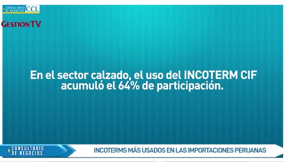 Incoterms más usados en las importaciones peruanas