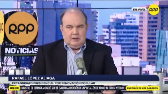 Declaraciones de Rafael López Aliaga