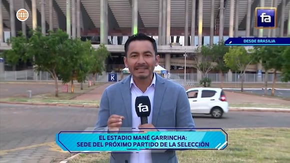 Estadio Mané Garrincha será sede del duelo entre Brasil vs Perú