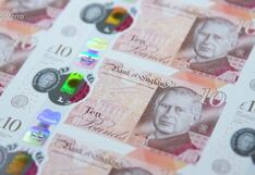 Entran en circulación billetes de banco con la imagen del rey Carlos III en Reino Unido