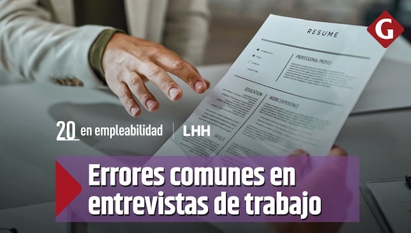 Los 10 errores más comunes en una entrevista de trabajo