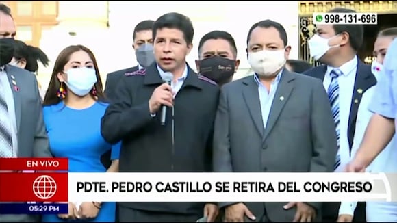 Pedro Castillo en Congreso