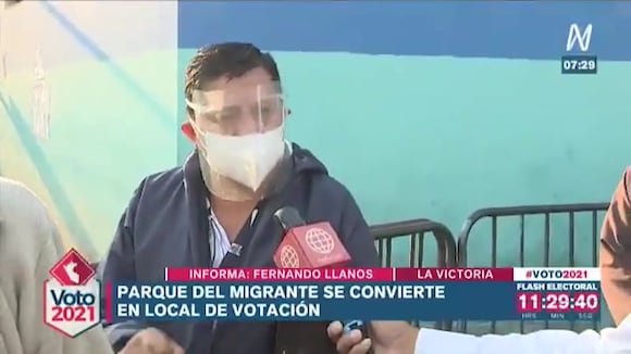 Parque del migrante como local de votación
