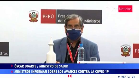 COVID-19: “Hay un pronunciado descenso en la segunda ola de esta pandemia”, sostiene ministro Ugarte
