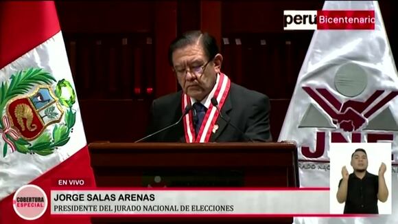 Presidente del JNE habla en quechua