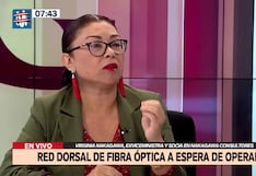 Virginia Nakagawa sobre red dorsal: habrá operador temporal mientras MTC entrega nueva concesión