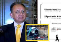 Edgar Alarcón: excongresista fallece en accidente de bus en Ayacucho