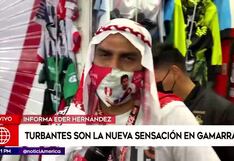 Gamarra y la fiebre de turbantes Rojiblancos causa sensación entre hinchas