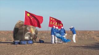 China: Astronautas regresan de misión “exitosa” en la estación espacial
