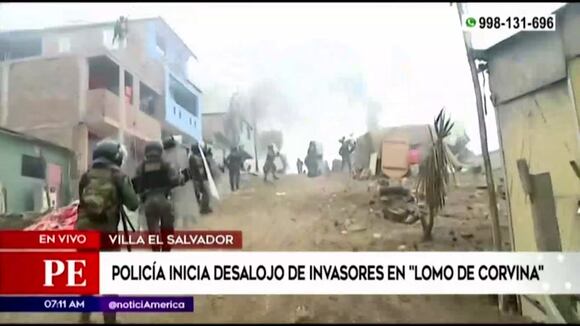 Desalojo Lomo de Corvina