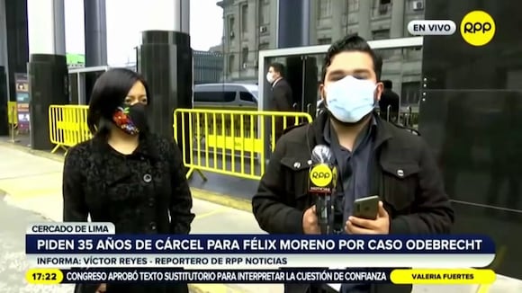 Fiscalía pide 35 años de prisión contra Félix Moreno por el Caso Odebrecht