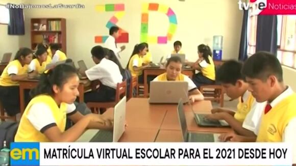 Hoy inicia matricula escolar 2021 con plazo hasta el 5 de marzo