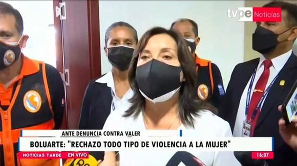 Dina Boluarte sobre el caso de Valer