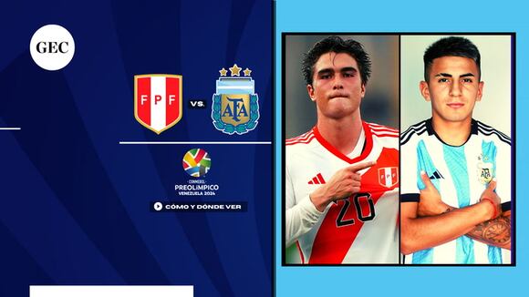 Perú vs. Argentina: fecha, hora y canales de TV para ver Preolímpico Sub-23