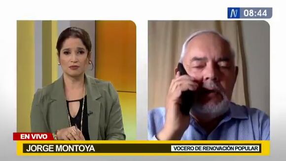 Declaraciones del congresista Jorge Montoya