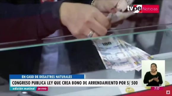 Bono de arrendamiento: Aprueban la ley que entrega S/ 500 mensuales a personas damnificadas por desastres naturales