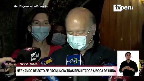 Hernando De Soto declaraciones
