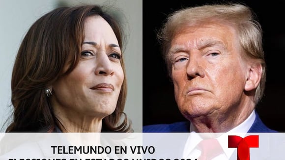 Telemundo EN VIVO - Elecciones USA 2024: resultados Donald Trump vs. Kamala Harris (Video: Telemundo)
