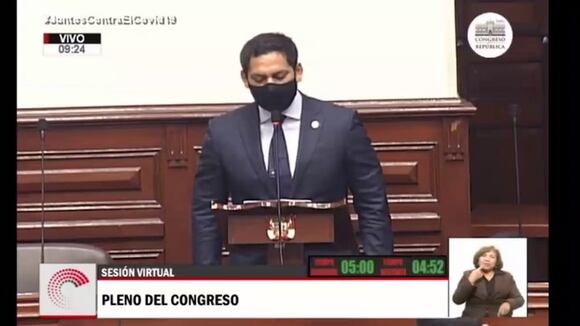 Luis Valdez: Debo rechazar la injerencia que pretender ejercer el presidente Francisco Sagasti en el proceso de reforma constitucional