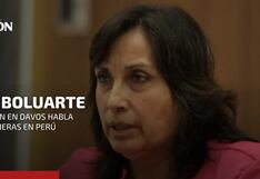 Dina Boluarte enfila críticas contra mineras en Davos