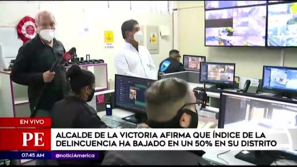 Alcalde de La Victoria sobre el índice de delincuencia