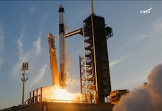 Cohete despega para rescatar astronautas varados en la Estación Espacial Internacional