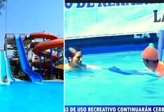 Piscinas recreativas continuarán cerradas para el público