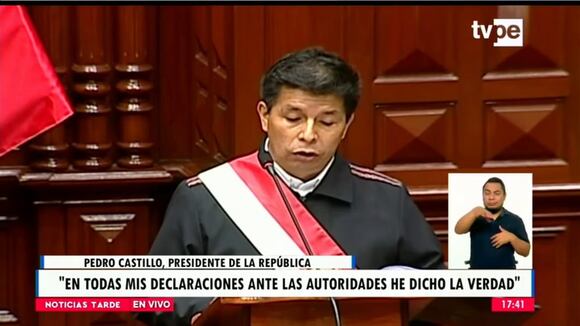 Discurso De Pedro Castillo